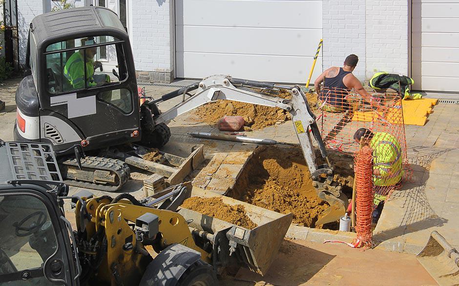 travaux assainissement Touquin